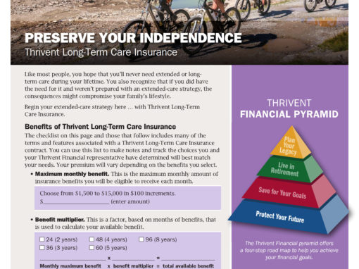 Thrivent Long Term Care Insurance Policy Brochure for West Virginia
